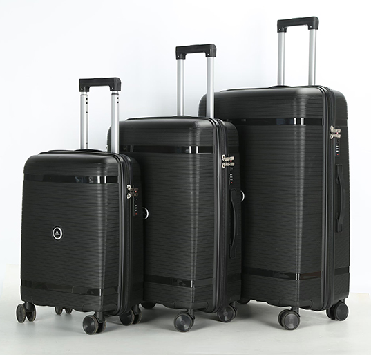 Ten suitcases